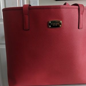 Orange Michael Kors purse